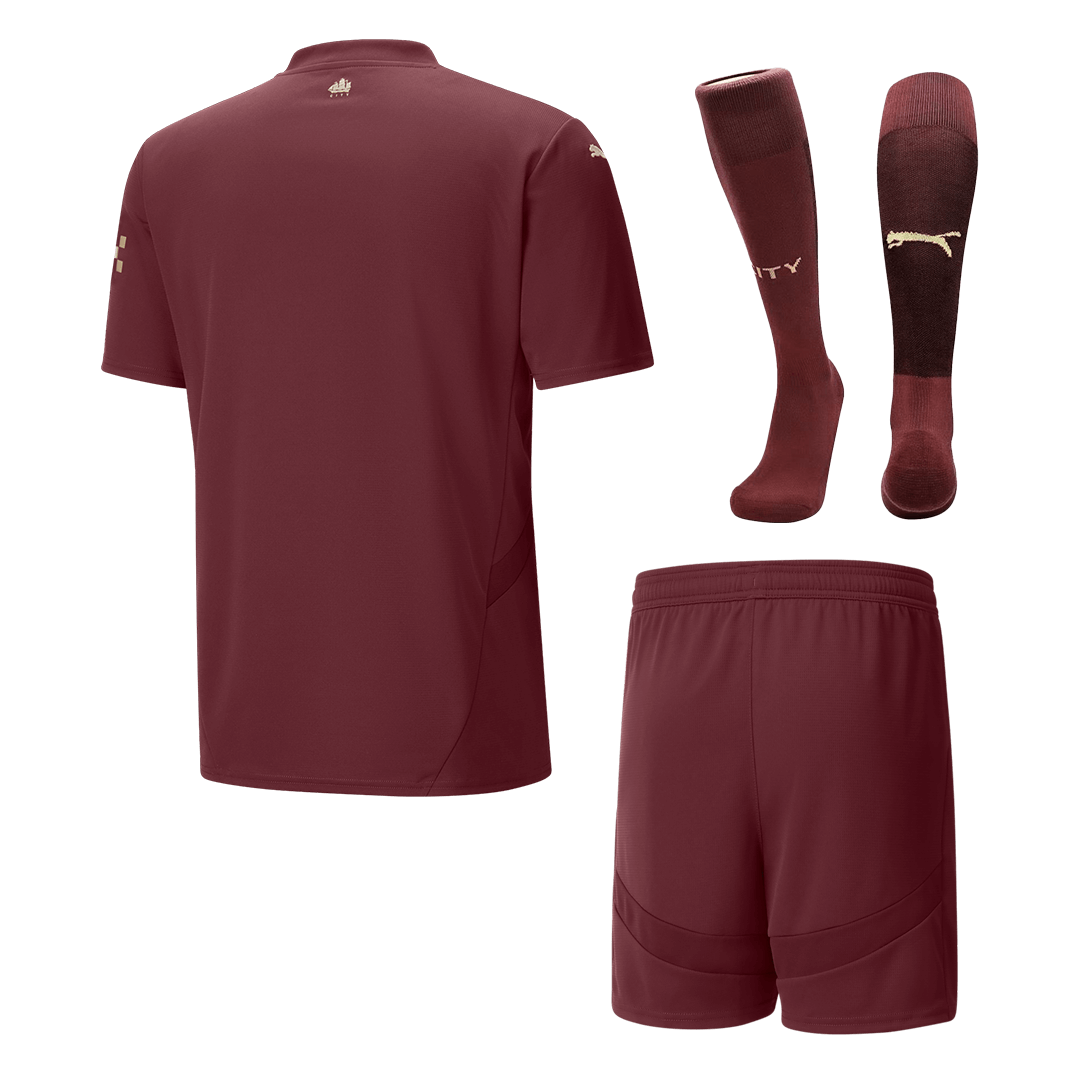 Manchester City Third Away Cheap Soccer Jersey Kit(Jersey+Shorts+Socks) 2024/25 Go Soccer World Shop