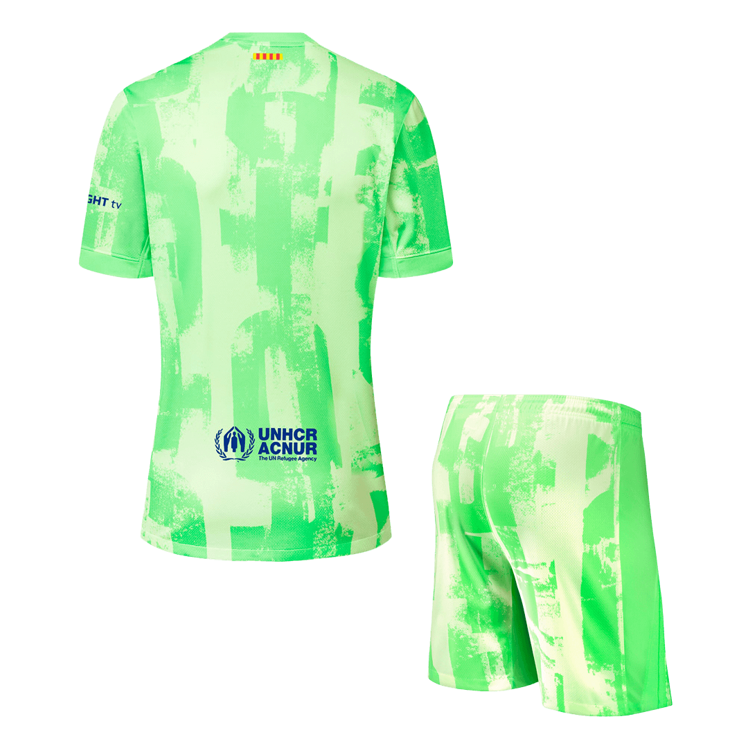 Barcelona Third Away Cheap Soccer Jersey Kit(Jersey+Shorts) 2024/25 - (Spotify Logo Without Text) Go Soccer World Shop