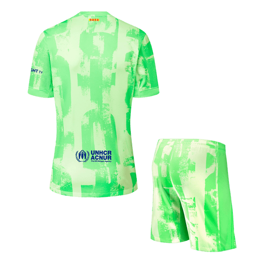 Barcelona Third Away Cheap Soccer Jersey Kit(Jersey+Shorts) 2024/25 - (Spotify Logo Without Text) Go Soccer World Shop