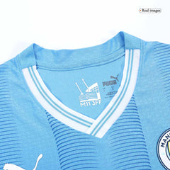 Player Version DE BRUYNE #17 Manchester City Home Cheap Soccer Jersey 2023/24 Go Soccer World Shop