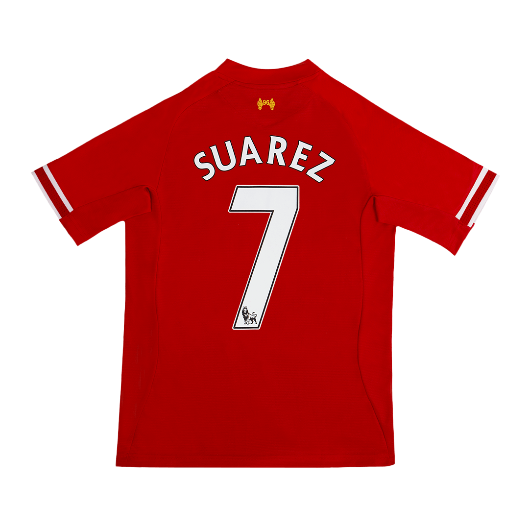 Retro SUAREZ #7 2013/14 Liverpool Home Cheap Soccer Jersey Go Soccer World Shop