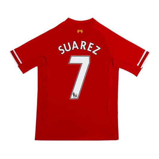 Retro SUAREZ #7 2013/14 Liverpool Home Cheap Soccer Jersey Go Soccer World Shop