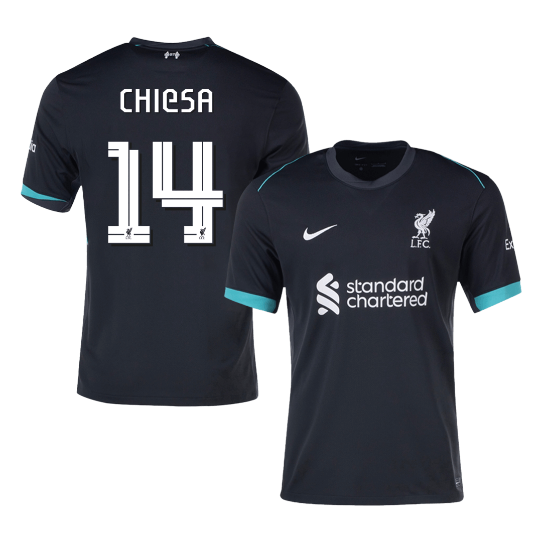 CHIESA #14 Liverpool Away Cheap Soccer Jersey 2024/25 - UCL Go Soccer World Shop