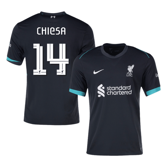 CHIESA #14 Liverpool Away Cheap Soccer Jersey 2024/25 - UCL Go Soccer World Shop