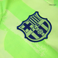 Kid's Barcelona Third Away Cheap Soccer Jersey Kit(Jersey+Shorts+Socks) 2024/25- UCL (Spotify Logo Without Text) Go Soccer World Shop