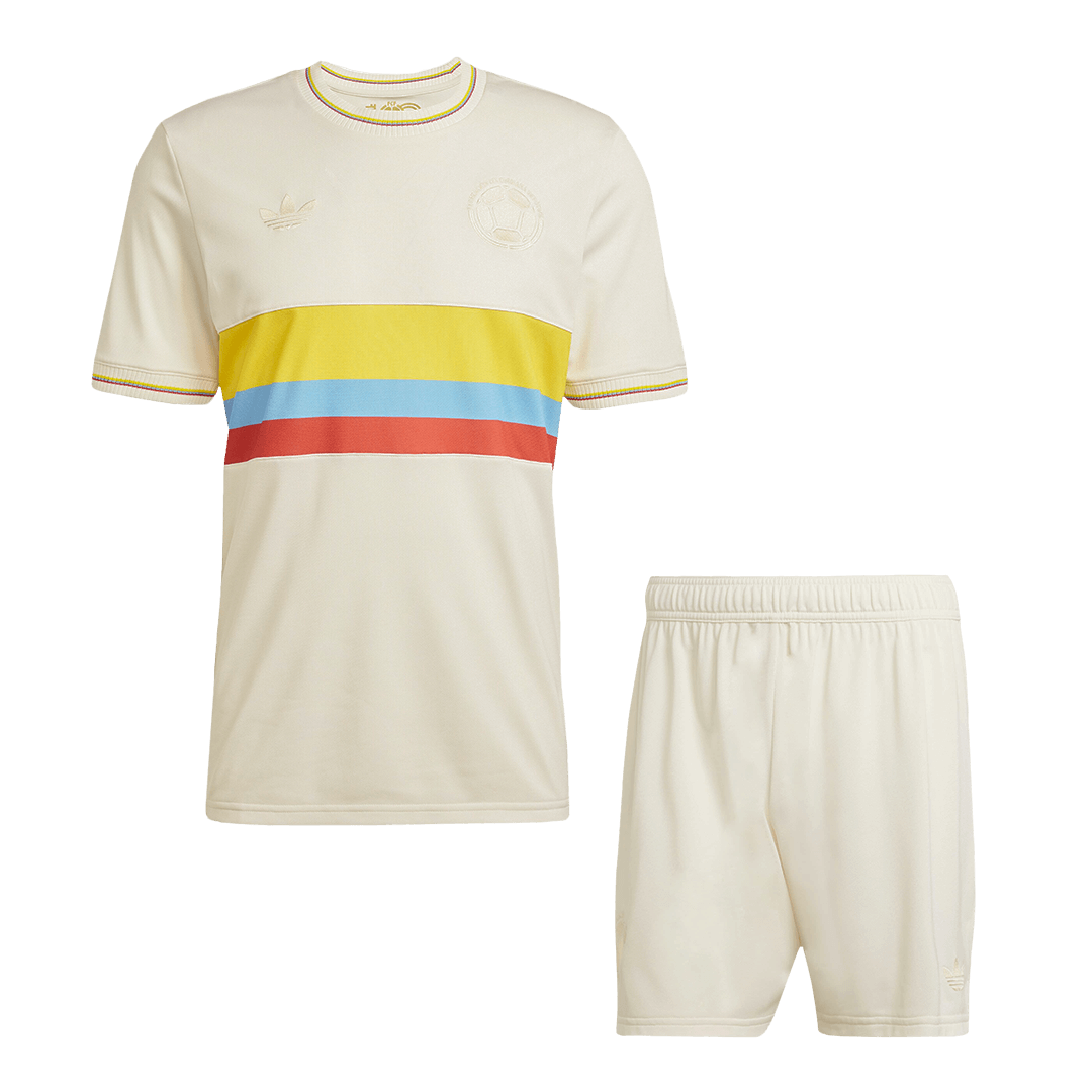 Colombia Cheap Soccer Jersey Kit(Jersey+Shorts) 2024 - 100th Anniversary Go Soccer World Shop