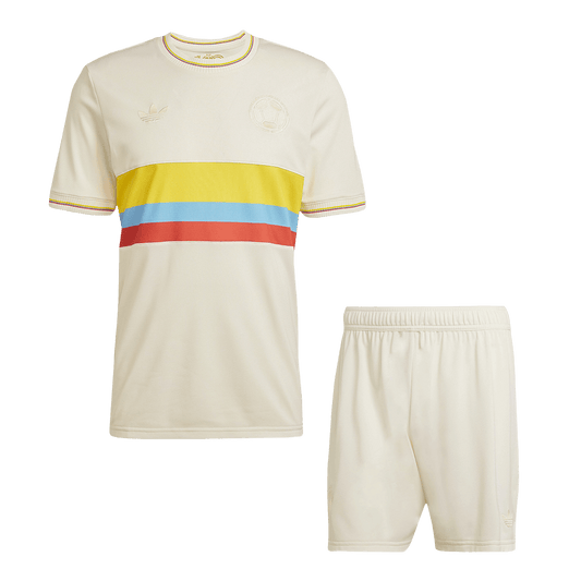 Colombia Cheap Soccer Jersey Kit(Jersey+Shorts) 2024 - 100th Anniversary Go Soccer World Shop
