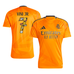 VINI JR. #7 Real Madrid Away Cheap Soccer Jersey 2024/25 - Bear Champ Font Go Soccer World Shop