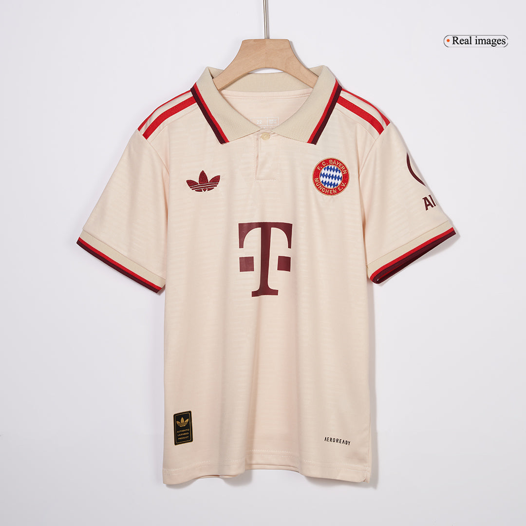 Kid's Bayern Munich Third Away Cheap Soccer Jersey Kit(Jersey+Shorts) 2024/25 - UCL Go Soccer World Shop