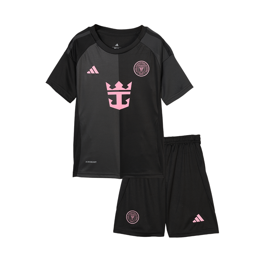 Kid's Inter Miami CF Away Cheap Soccer Jersey Kit(Jersey+Shorts) 2025 Go Soccer World Shop