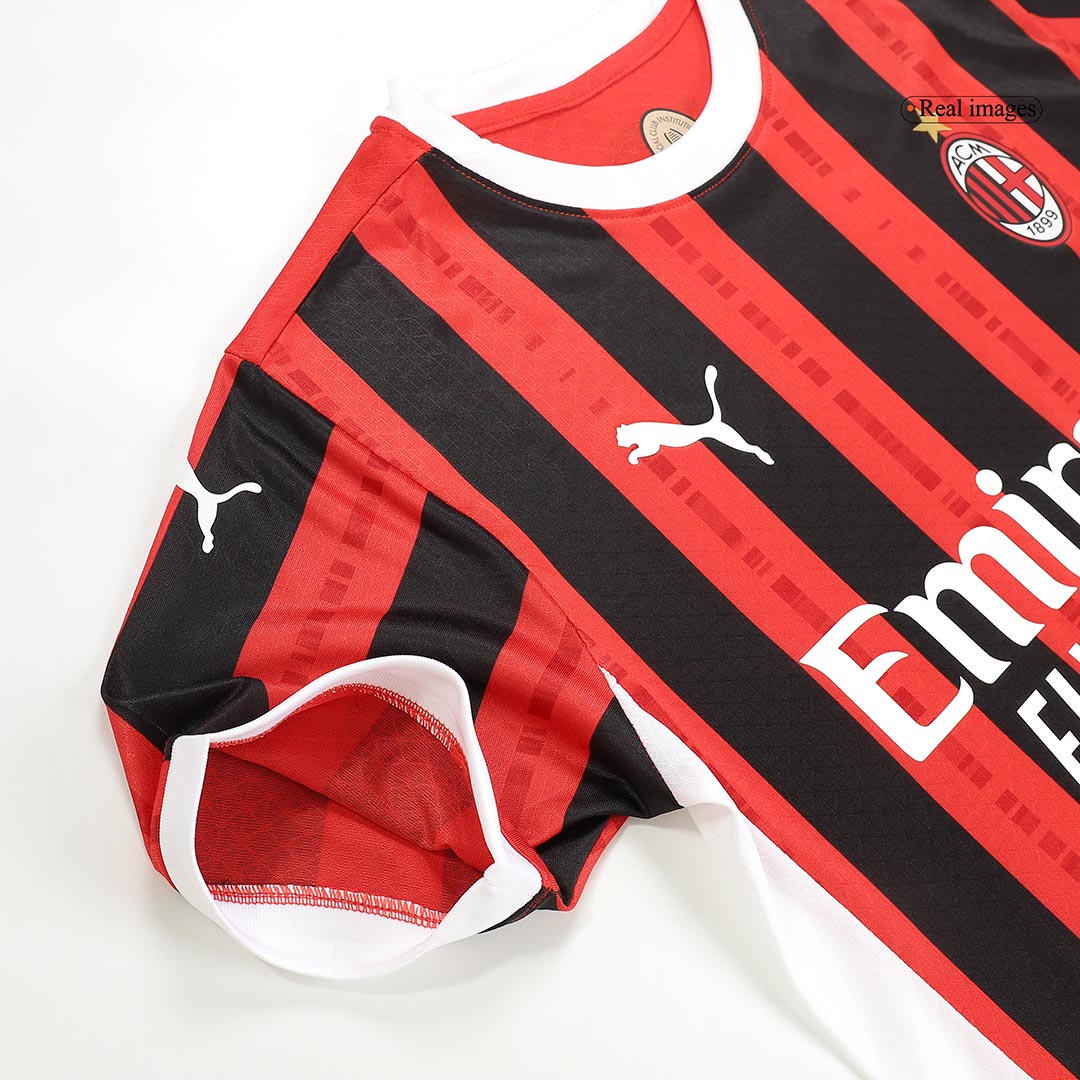 Player Version GIMENEZ #7 AC Milan Home Cheap Soccer Jersey 2024/25 Go Soccer World Shop