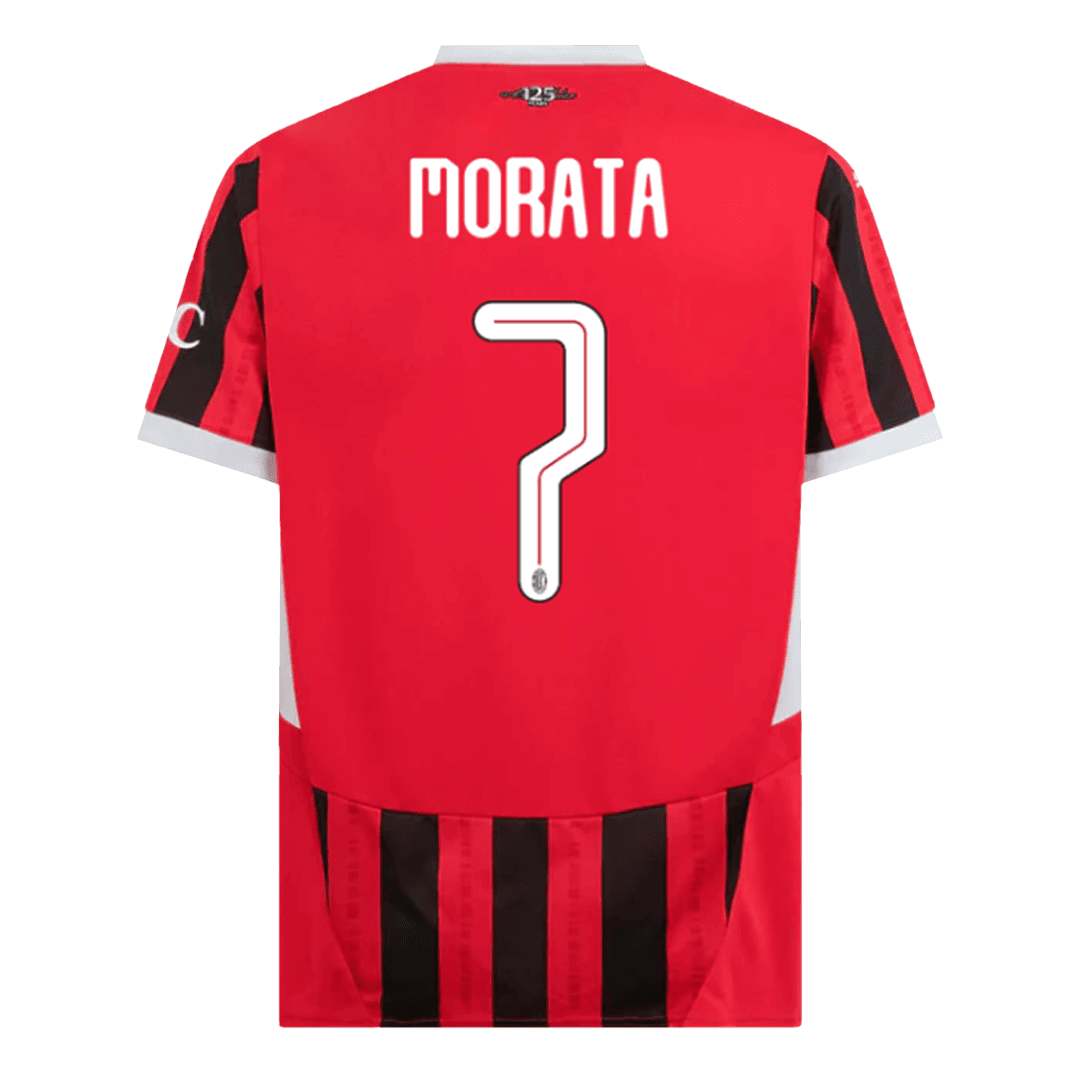 MORATA #7 AC Milan Home Cheap Soccer Jersey 2024/25 - UCL Go Soccer World Shop