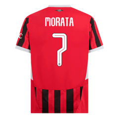 MORATA #7 AC Milan Home Cheap Soccer Jersey 2024/25 - UCL Go Soccer World Shop