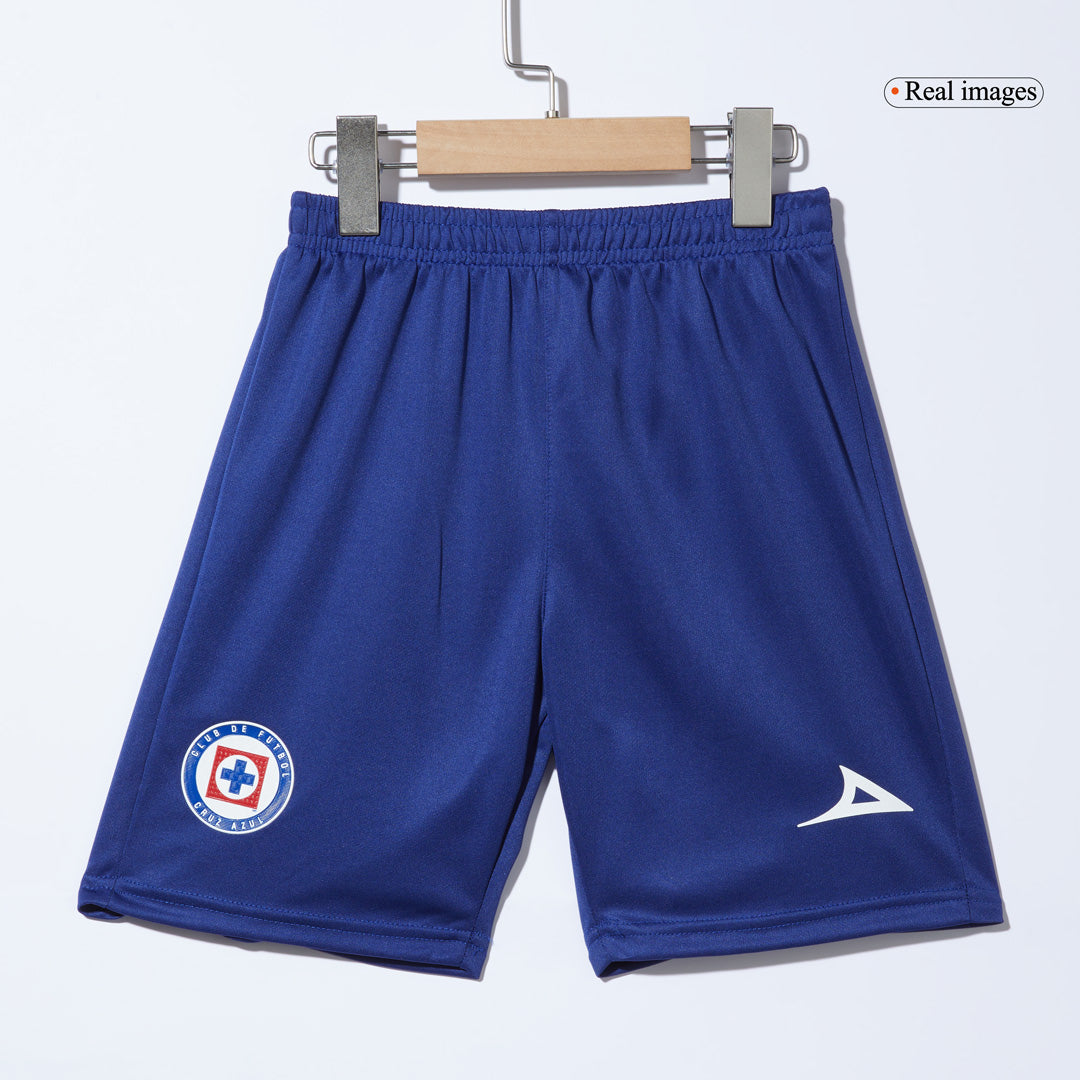 Kid's Cruz Azul Third Away Cheap Soccer Jersey Kit(Jersey+Shorts) 2024/25 Go Soccer World Shop