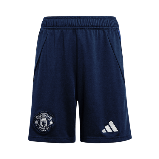 Manchester United Away Soccer Shorts 2024/25 Go Soccer World Shop