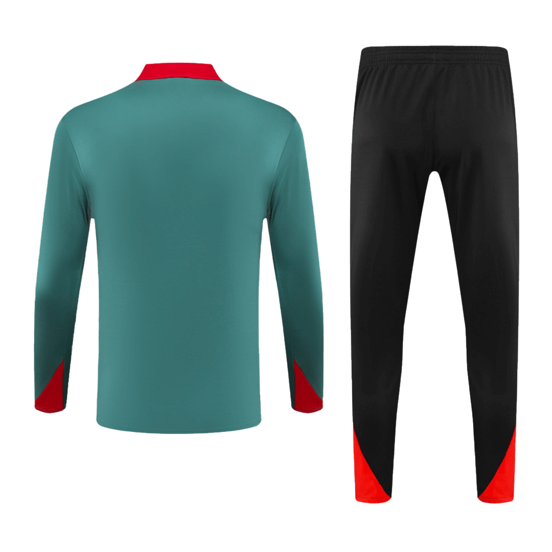 Kid's Liverpool Zipper Sweatshirt Kit(Top+Pants) 2024/25 Go Soccer World Shop