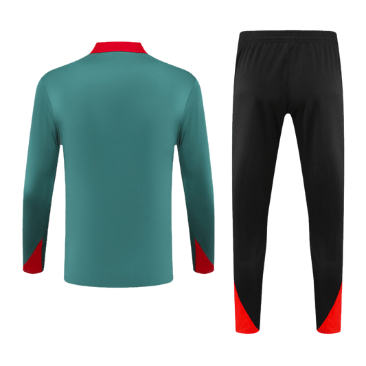 Kid's Liverpool Zipper Sweatshirt Kit(Top+Pants) 2024/25 Go Soccer World Shop