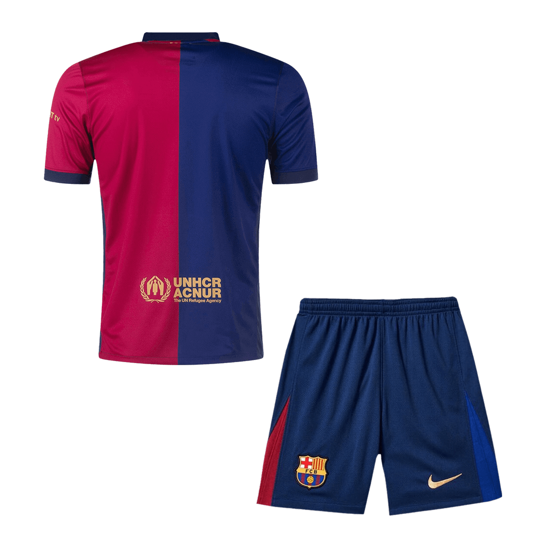 Barcelona Home Cheap Soccer Jersey Kit(Jersey+Shorts) 2024/25 Go Soccer World Shop