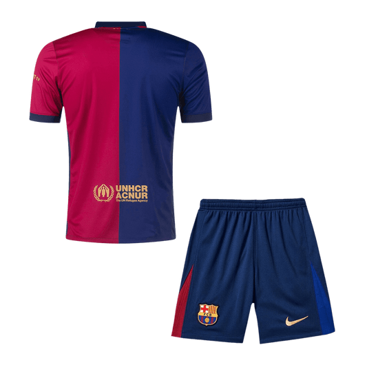 Barcelona Home Cheap Soccer Jersey Kit(Jersey+Shorts) 2024/25 Go Soccer World Shop