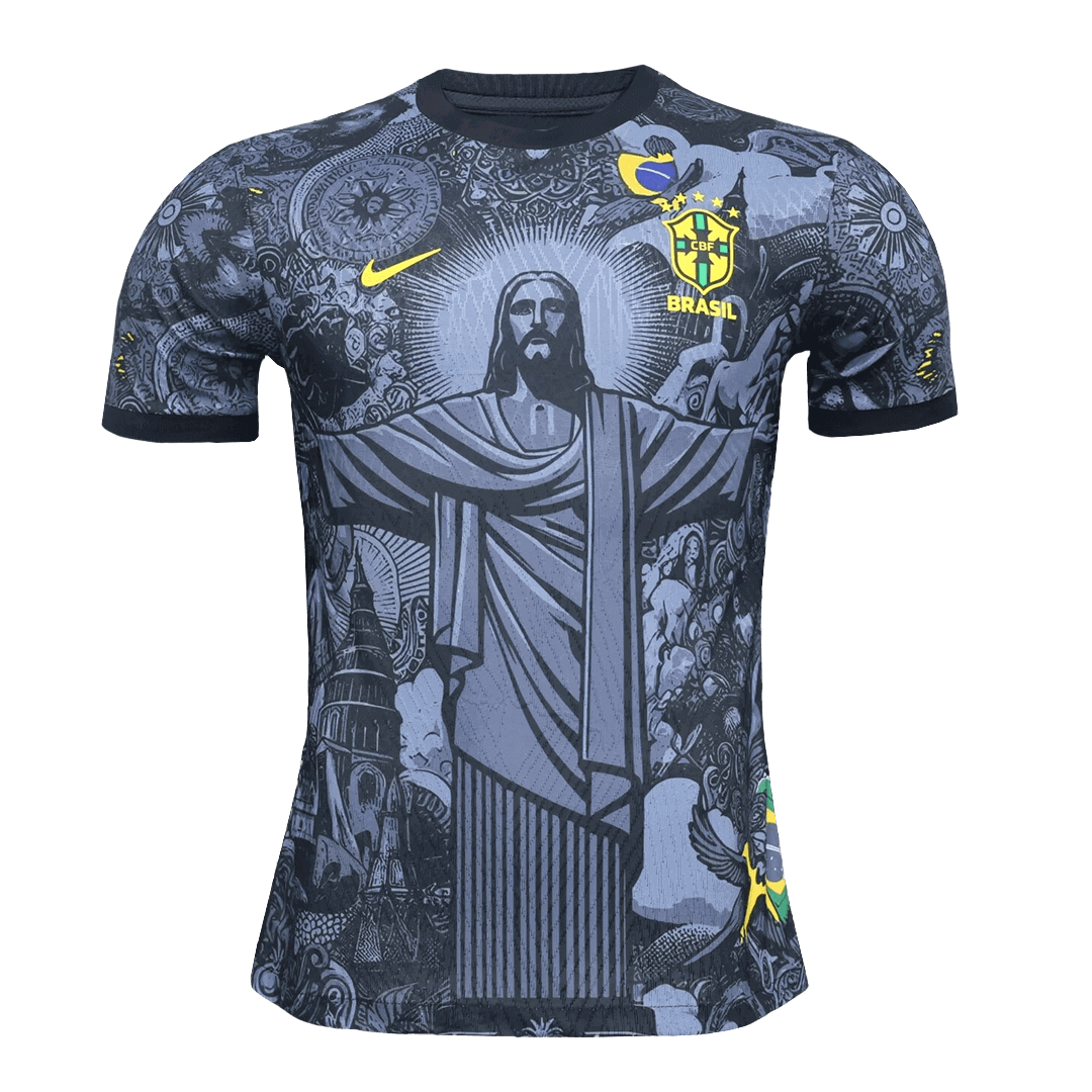 Player Version Brazil Jesus Cheap Soccer Jersey 2024 Go Soccer World Shop