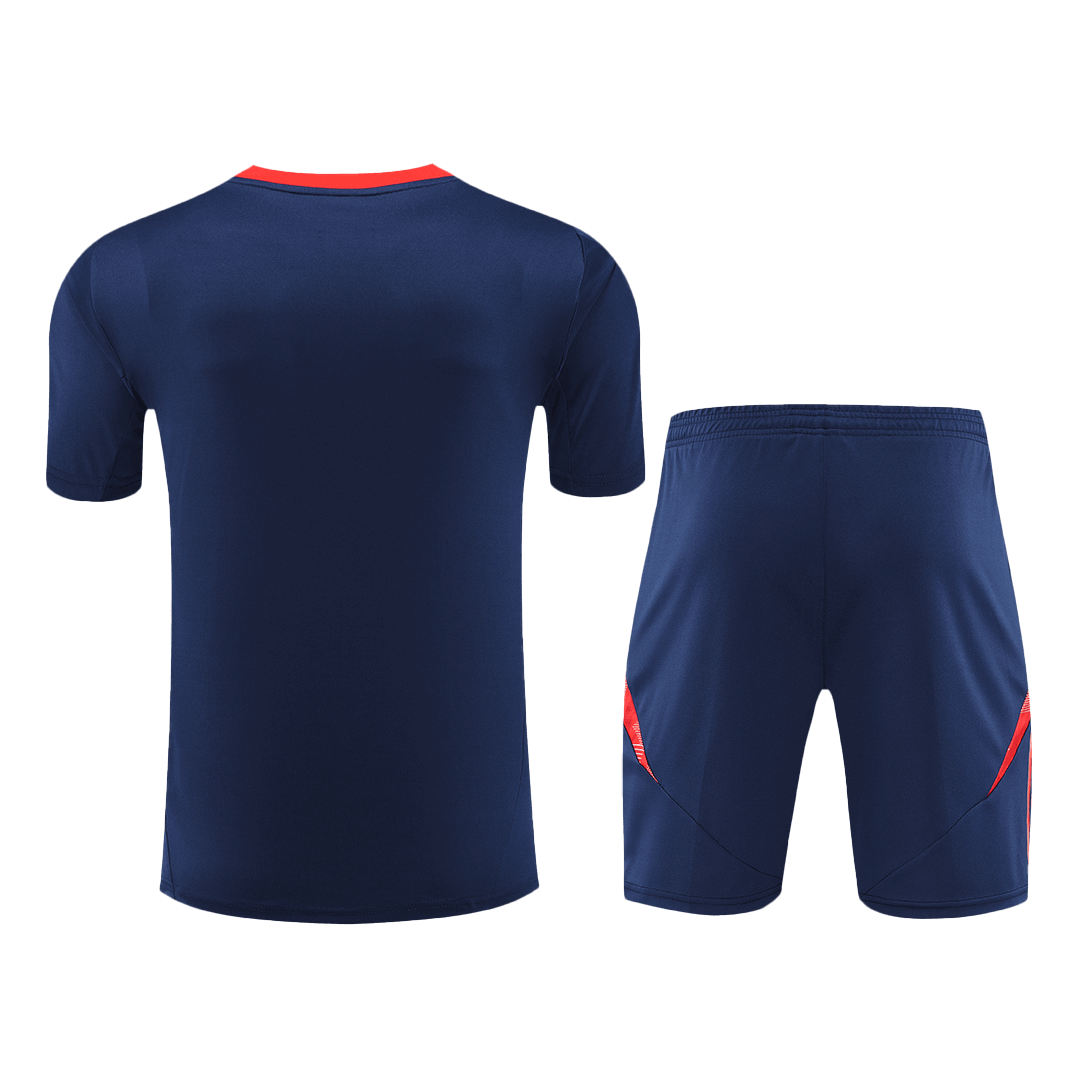 Manchester United Pre-Match Cheap Soccer Jersey Kit(Jersey+Shorts) 2024/25 Go Soccer World Shop