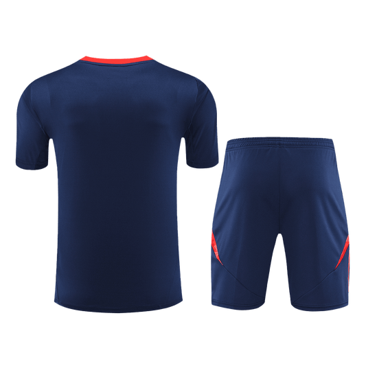 Manchester United Pre-Match Cheap Soccer Jersey Kit(Jersey+Shorts) 2024/25 Go Soccer World Shop