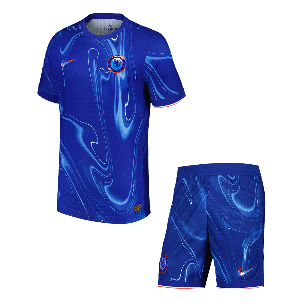 Player Version Chelsea Home Cheap Soccer Jersey Kit(Jersey+Shorts) 2024/25 Go Soccer World Shop