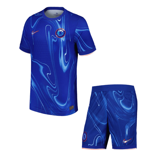 Player Version Chelsea Home Cheap Soccer Jersey Kit(Jersey+Shorts) 2024/25 Go Soccer World Shop