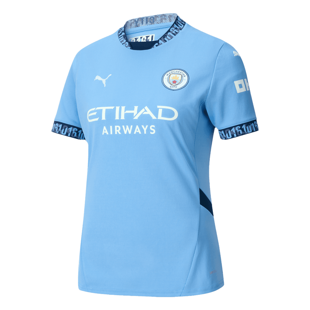 Women's Manchester City Home Cheap Soccer Jersey 2024/25 Go Soccer World Shop