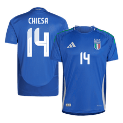 Player Version CHIESA #14 Italy Home Cheap Soccer Jersey Euro 2024 Go Soccer World Shop