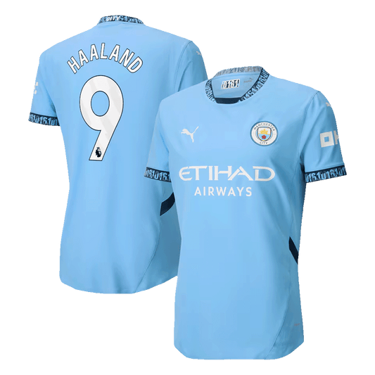 Player Version HAALAND #9 Manchester City Home Cheap Soccer Jersey 2024/25 Go Soccer World Shop