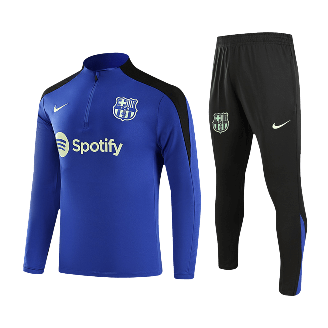 Barcelona Zipper Sweatshirt Kit(Top+Pants) 2024/25 Go Soccer World Shop