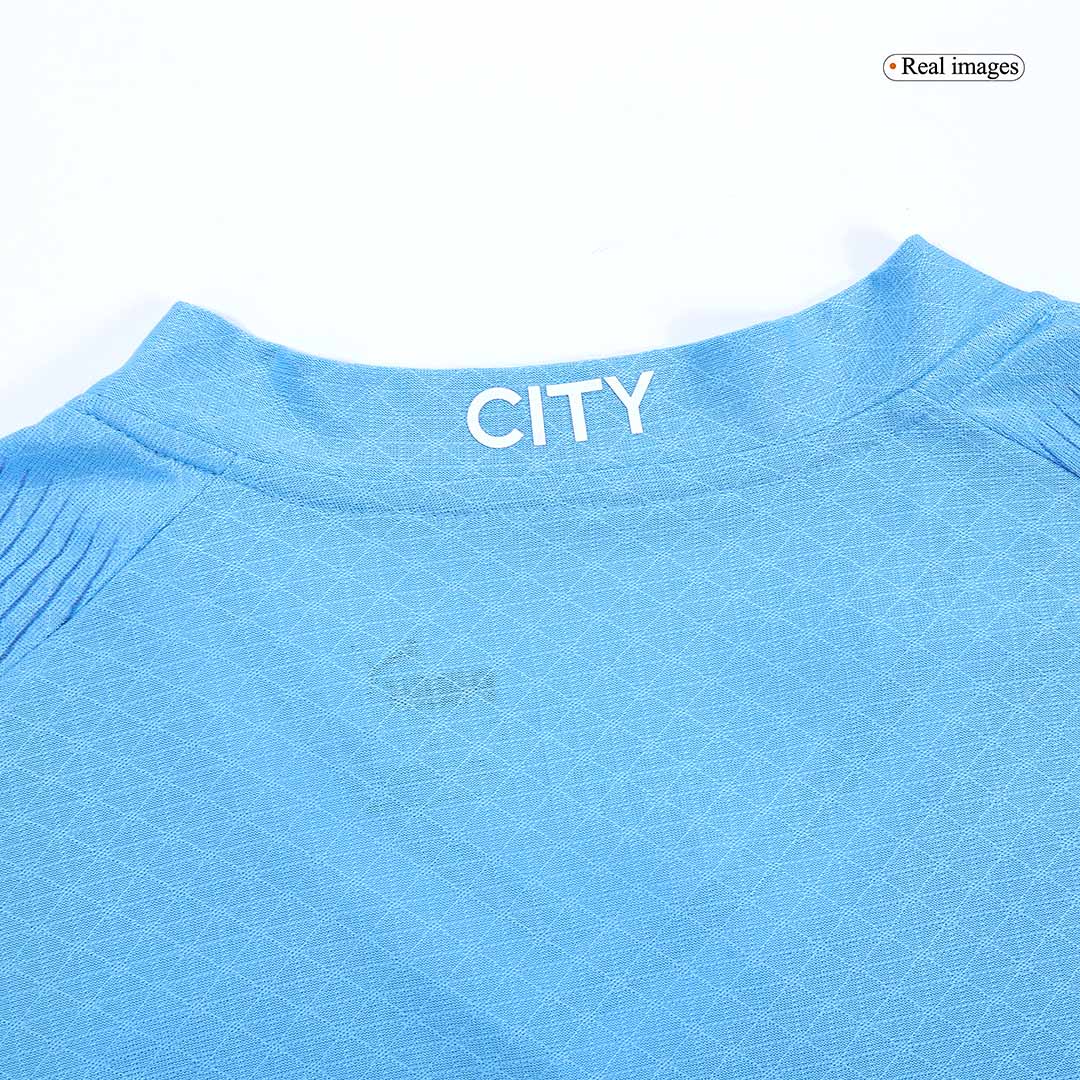 Player Version DE BRUYNE #17 Manchester City Home Cheap Soccer Jersey 2023/24 Go Soccer World Shop