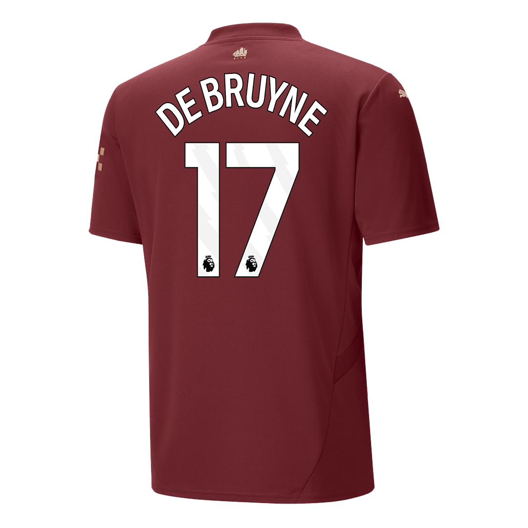 DE BRUYNE #17 Manchester City Third Away Cheap Soccer Jersey 2024/25 Go Soccer World Shop