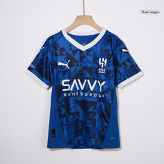Kid's Al Hilal SFC Home Cheap Soccer Jersey Kit(Jersey+Shorts) 2024/25 Go Soccer World Shop
