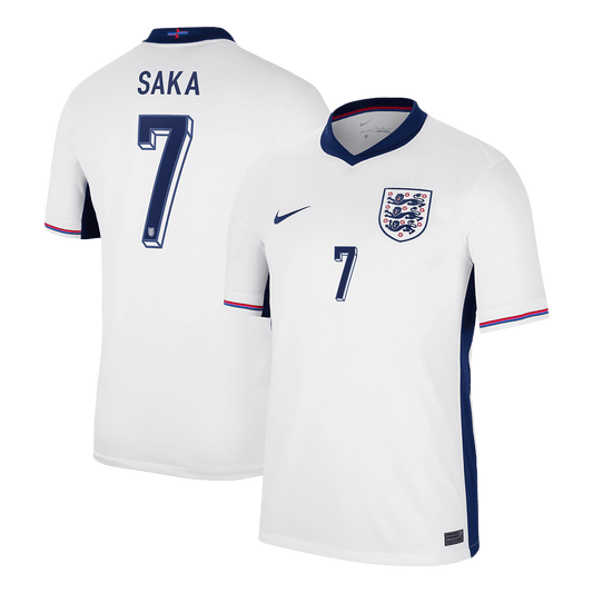 SAKA #7 England Home Cheap Soccer Jersey Euro 2024 Go Soccer World Shop