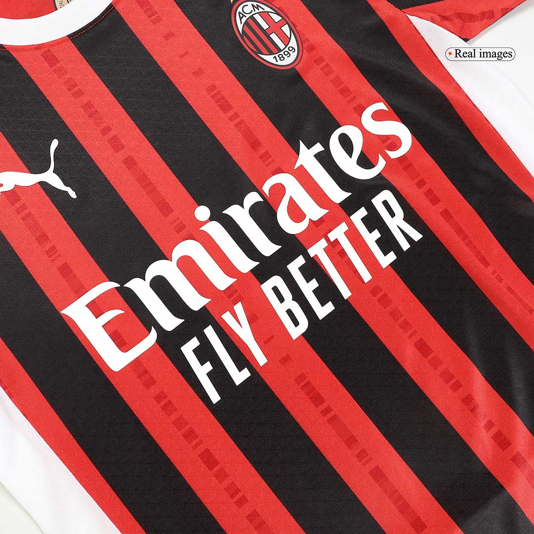 Player Version GIMENEZ #7 AC Milan Home Cheap Soccer Jersey 2024/25 Go Soccer World Shop