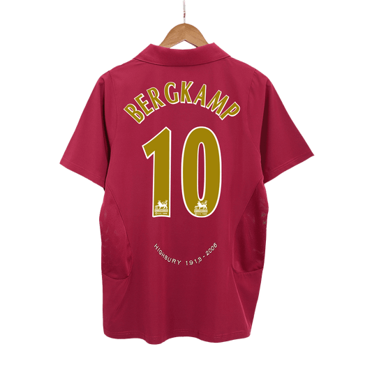 Retro BERGKAMP #10 2005/06 Arsenal Home Cheap Soccer Jersey Go Soccer World Shop