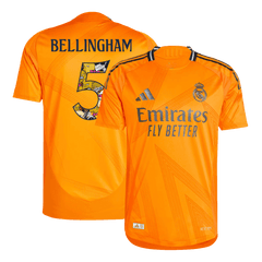 Player Version BELLINGHAM #5 Real Madrid Away Cheap Soccer Jersey 2024/25 - Bear Champ Font Go Soccer World Shop