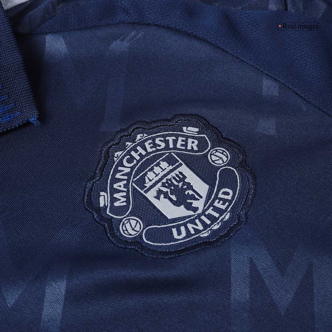 Kid's Manchester United Away Cheap Soccer Jersey Kit(Jersey+Shorts) 2024/25 Go Soccer World Shop