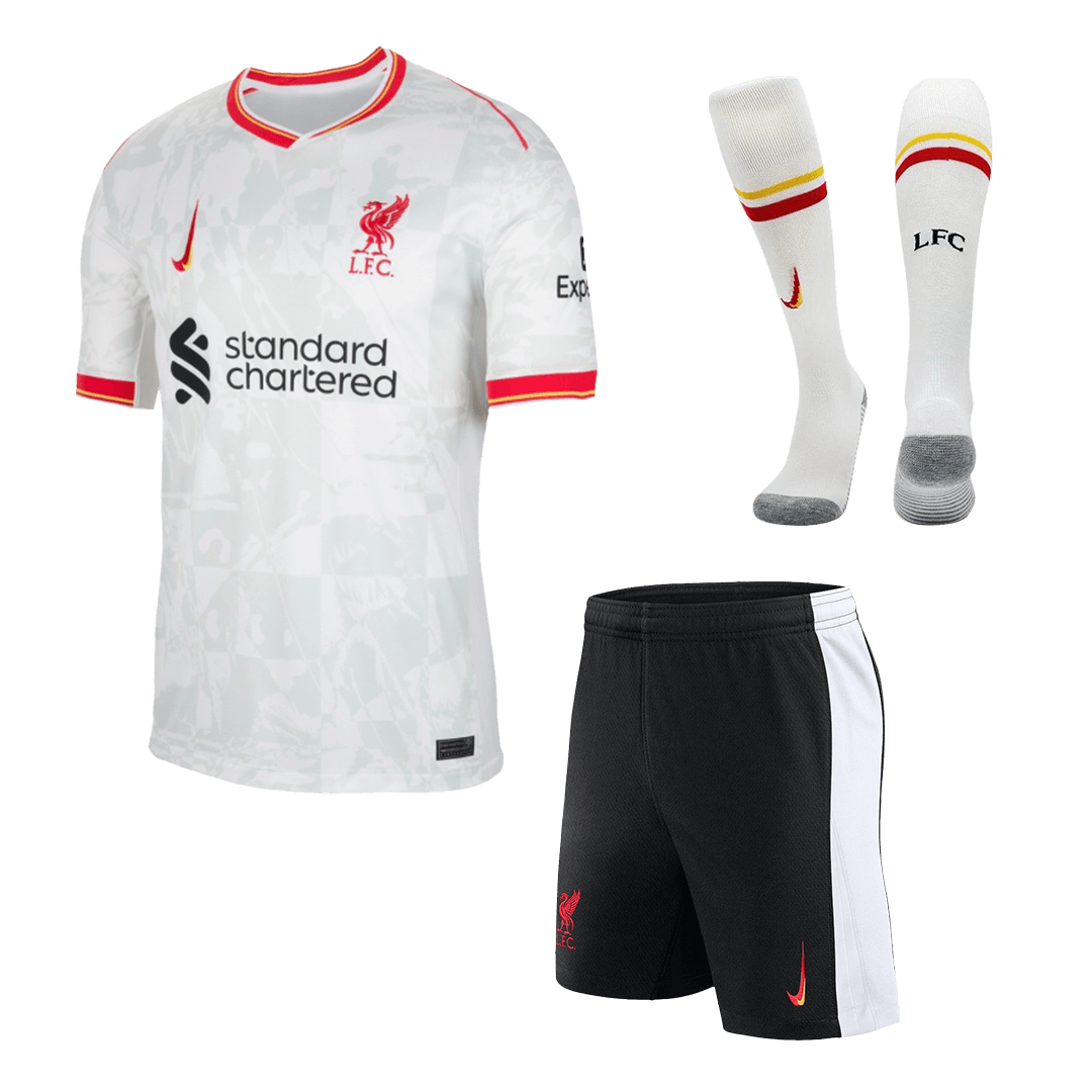 Liverpool Third Away Cheap Soccer Jersey Kit(Jersey+Shorts+Socks) 2024/25 Go Soccer World Shop