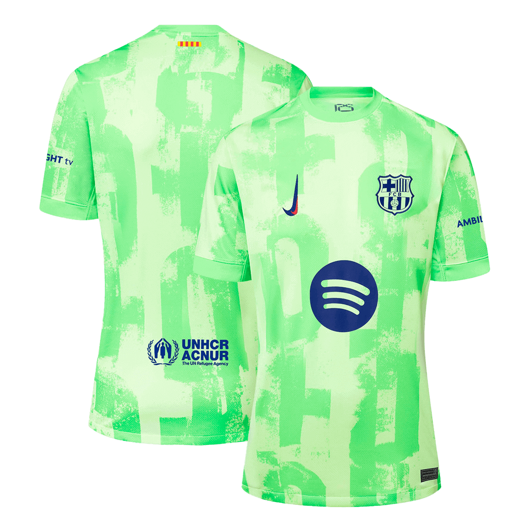 Barcelona Third Away Cheap Soccer Jersey 2024/25 - (Spotify Logo Without Text) Go Soccer World Shop