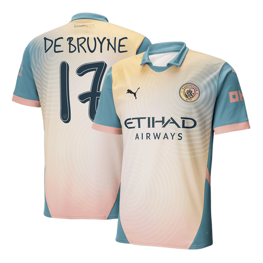 DE BRUYNE #17 Manchester City Fourth Away Cheap Soccer Jersey 2024/25 - Definitely City Go Soccer World Shop