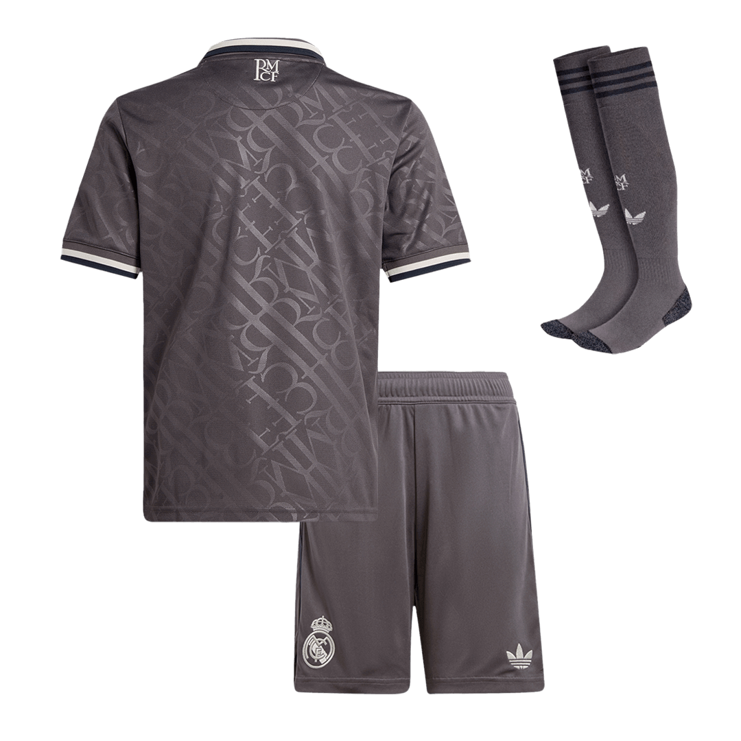 Kid's Real Madrid Third Away Cheap Soccer Jersey Kit(Jersey+Shorts+Socks) 2024/25 Go Soccer World Shop