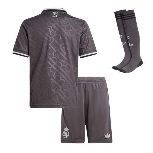 Kid's Real Madrid Third Away Cheap Soccer Jersey Kit(Jersey+Shorts+Socks) 2024/25 Go Soccer World Shop