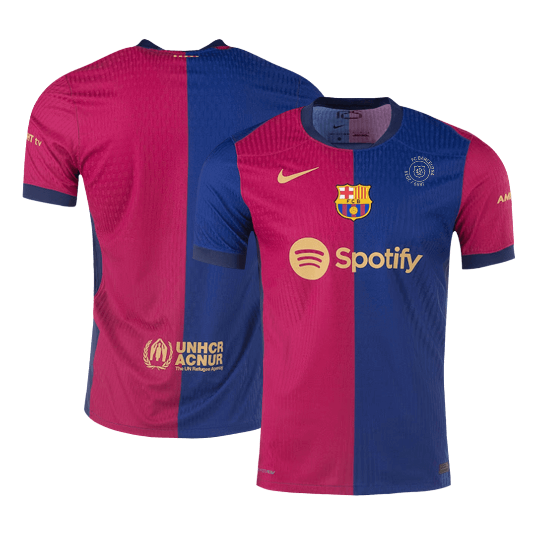 Player Version Barcelona Home Cheap Soccer Jersey 2024/25 - 125th Anniversary Go Soccer World Shop