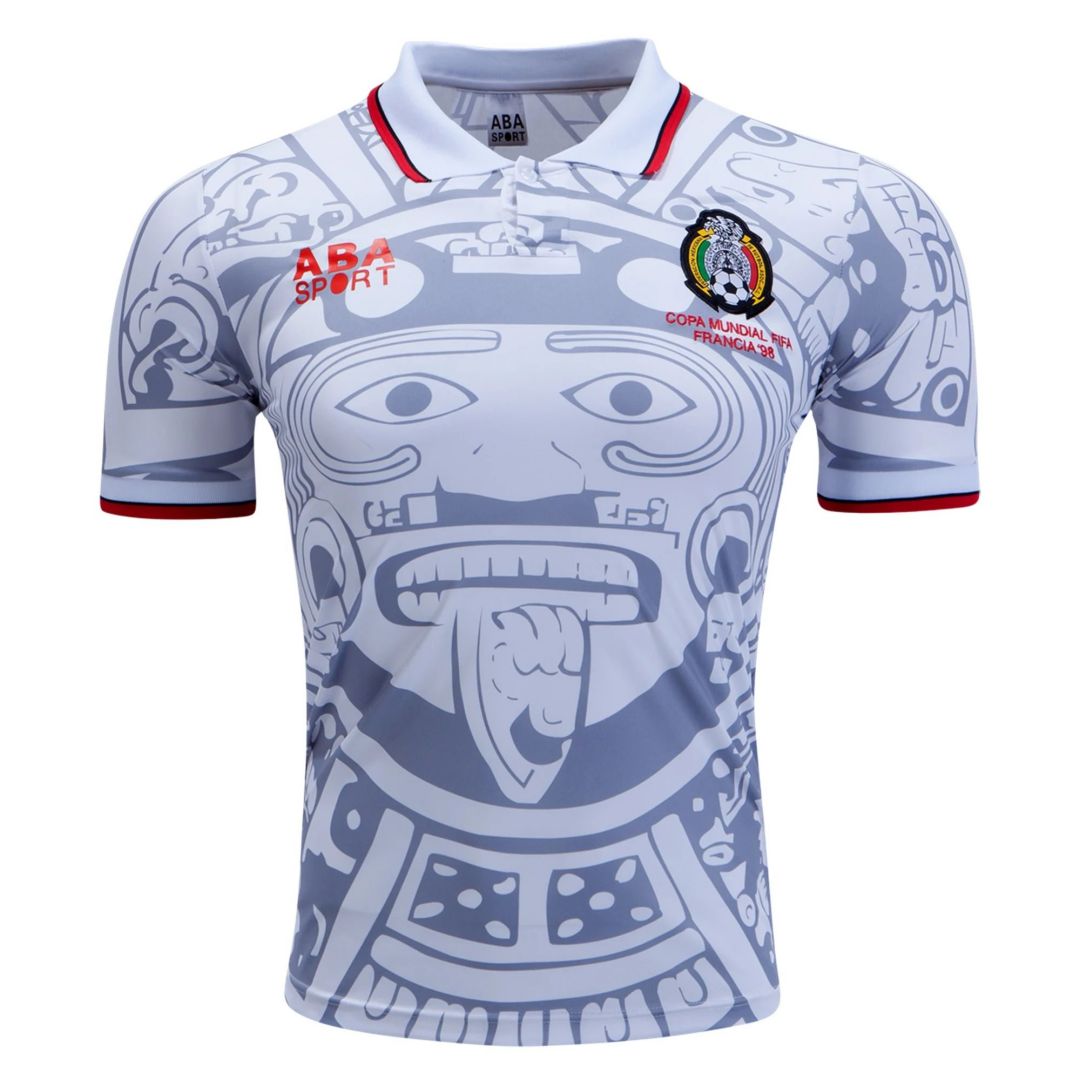 Mexico Away Retro Soccer Jersey 1998 Go Soccer World Shop