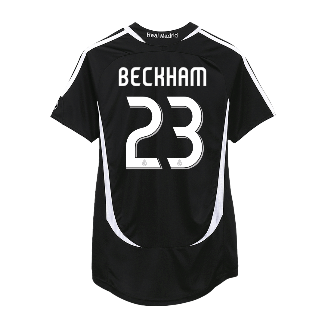 Retro BECKHAM #23 2006/07 Real Madrid Away Cheap Soccer Jersey Go Soccer World Shop