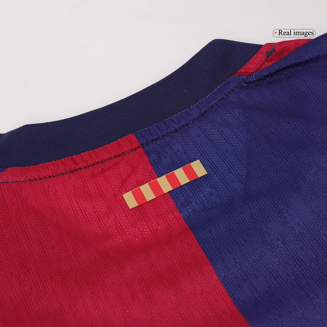 Player Version F.DE JONG #21 Barcelona Home Cheap Soccer Jersey 2024/25 Go Soccer World Shop