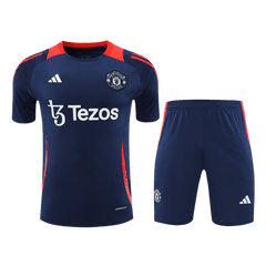 Manchester United Pre-Match Cheap Soccer Jersey Kit(Jersey+Shorts) 2024/25 Go Soccer World Shop